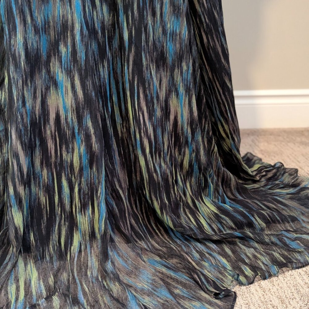 NWT 100% Silk New With Tags Gown Bohemian Resort Vacation  Medium - Picture 4 of 16